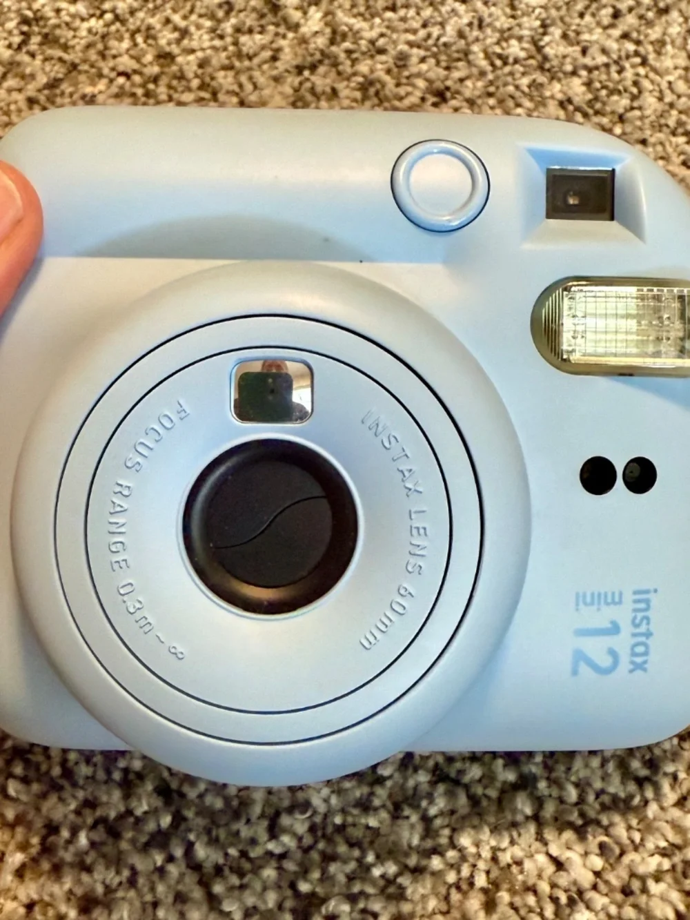 Fuji Instax 12 powder baby blue instant photo picture mini camera PARTs only fix